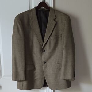 Marco Biella Classic Tan Men's Blazer Size 43R